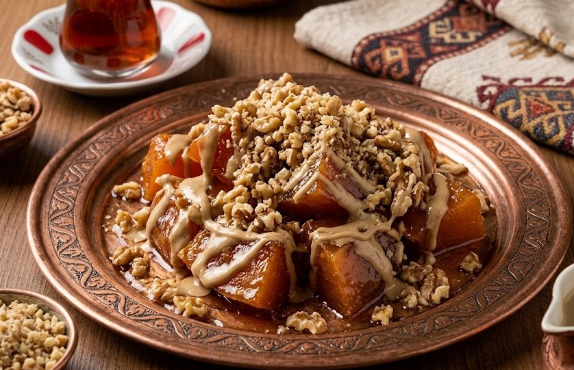 Çıtır Kabak Tatlısı (Tahinli & Bol Cevizli)